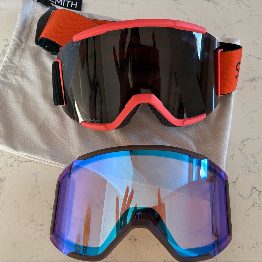 Squad MAG ChromaPop Snow Goggles with gogglesoc NEW